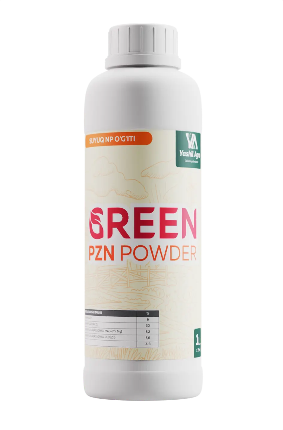 GREEN PZN POWDER